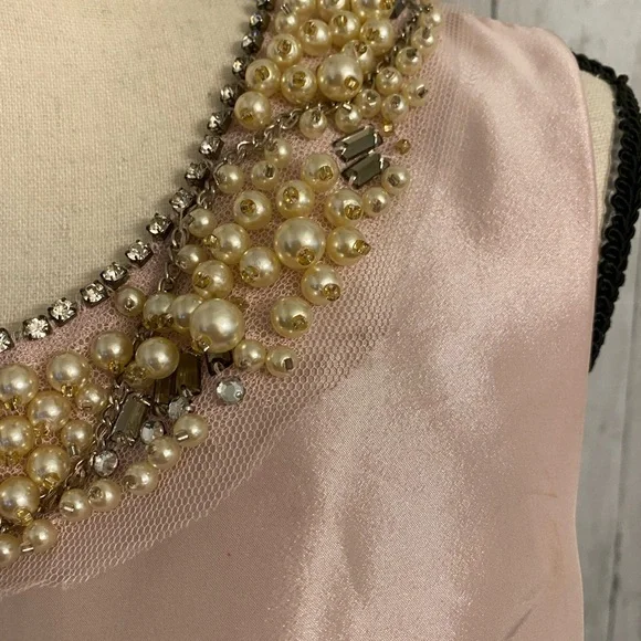 Terry Jon Sleeveless Side Drape Ruffle Gown - Picture 5 of 15